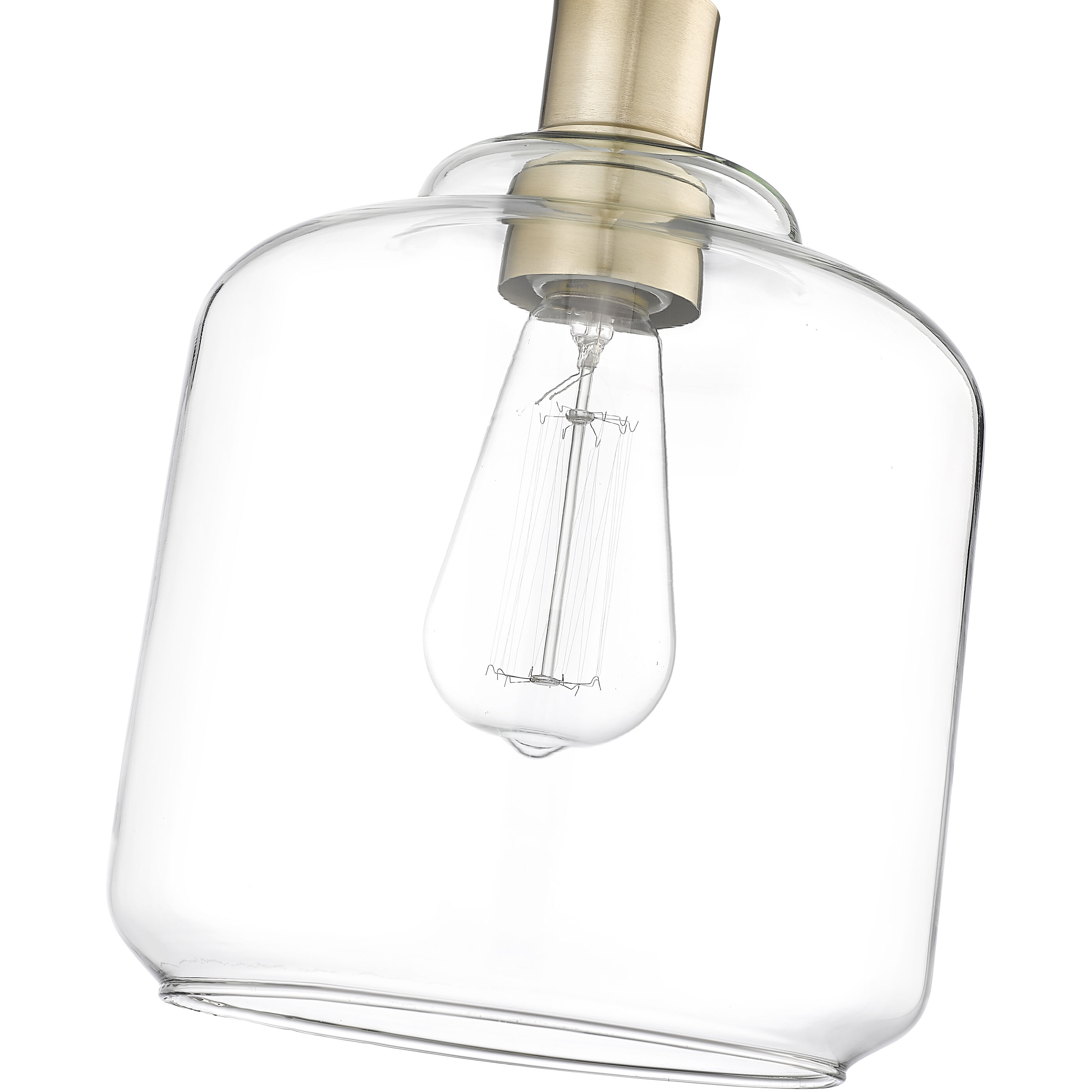 Asheville 1 Light 8 inch Modern Gold Mini Pendant Ceiling Light